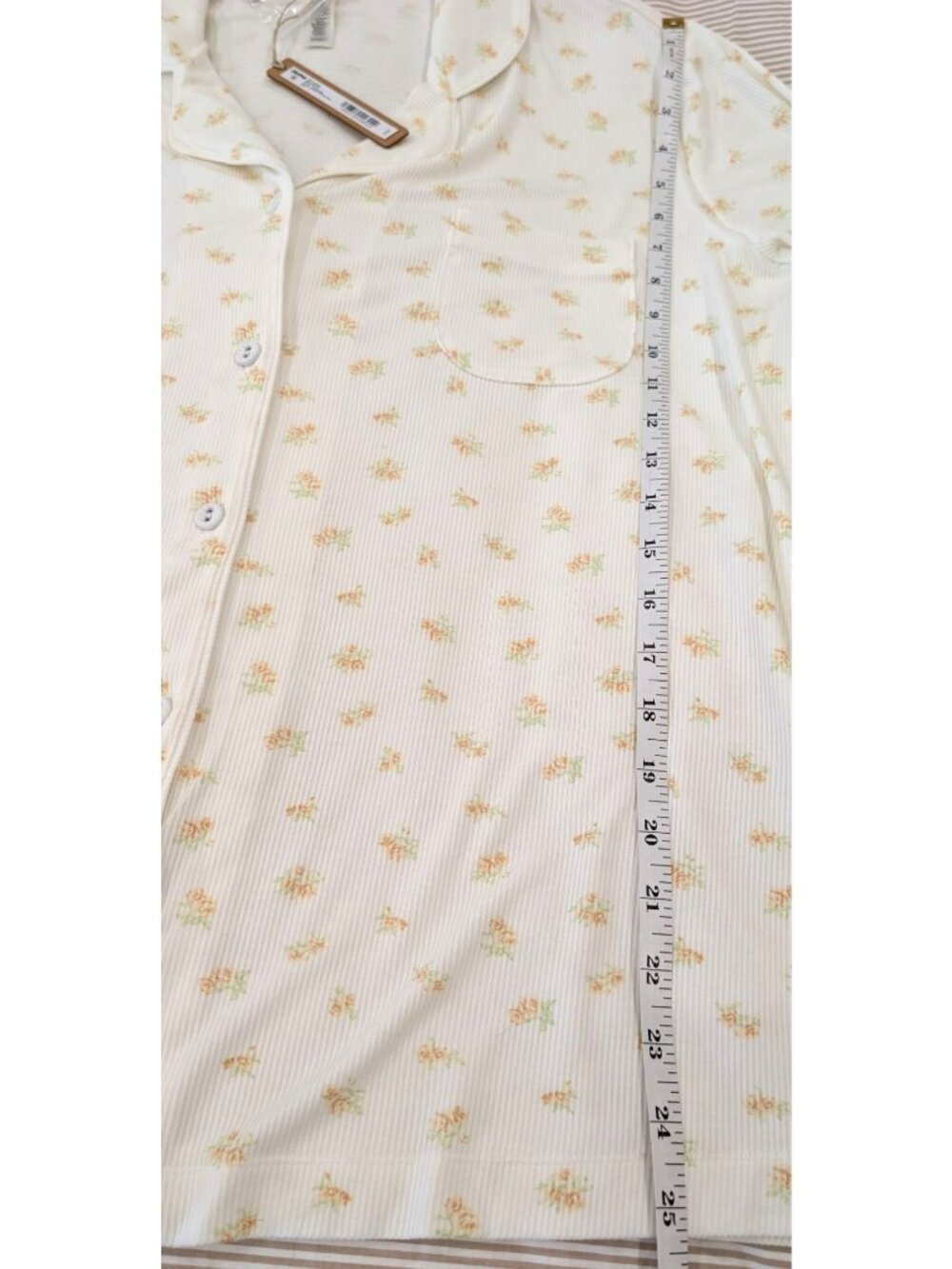 NEW SKIMS Soft Lounge Rib 2-Piece Sleep Set, Marble Garden, Women Size Large - Picture 13 of 16
